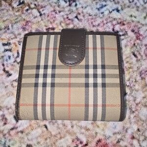 Burberry Nova Check Wallet With COA